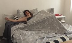 HORNY HANDCUFFED TO HER BED - PART 1