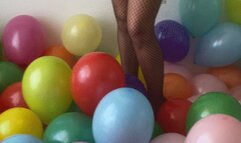 Balloon Mass pop with pin