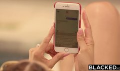 Isis Love moans on huge chocolate prick