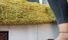 Stephanie sexy teasing on flip flops