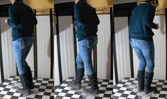 Some crush and my quick capitulation under Tanja's brutal boots - Cam 4