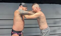 SMFC-49 David Angell vs Aaron Hummer wrestling practice (wmv format)