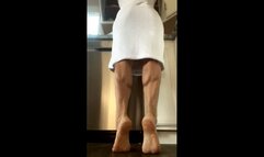 Robe Reach and Massage Barefeet