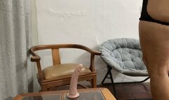 Milah Arches sexiest footjob with dildo