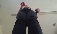 Chelsea Tramples Her Slave Whilst He Wears Video Glasses (Video Glasses Camera Angle)