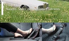 The Land Yacht Series: Sketchy Drive in Havaianas Flatforms (mp4 720p)