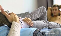 Shirtless Bazz Foot Worship & Tickling