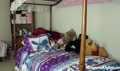 Taylor: Unassisted Mess on Canopy Bed