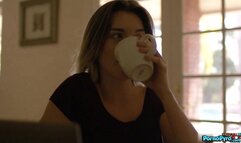 Hot Brunette Anny Aurora Sucks Boyfriend Nathan Bronson' Cock