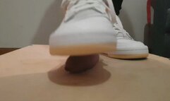 Cock Crush Cum with brand new Adidas Forum HD