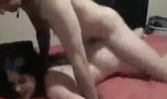 intense orgasm of swinger wife in 3some with neighbor