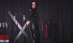 Shiny Catsuit And A long Bullwhip (FULL HD) – Lady Amira