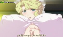 Sexy busty girl gets fucked in stockings