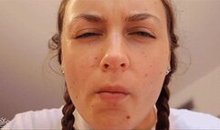 Giantess Humiliates Shrunken Slave