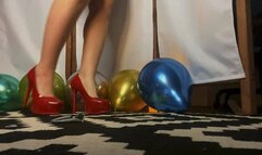 POPPING A LOT OF BALLOONS (compilation)