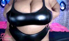 Black Leather Body Tease and Sloppy BJ CS (MP4 Version)
