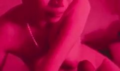 Cute girl sucking black cock