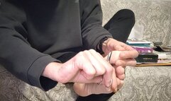 I eat the aliens that have infected my feet