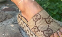 'Eyecandytoes Gucci Slide Dangle"