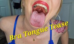 Bra Tongue Tease