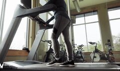 Treadmill Walking at the Gym