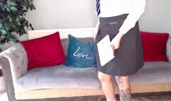 School girl stays late to please teacher