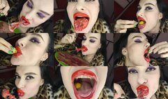 Fur Goddess eats raw meat and raw eggs