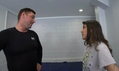 Mr Sexy Buns and Goddess Faith Arm Wrestle - With a TWIST