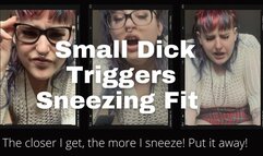 School Girl Sneezes On Your Small Cock