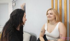 CINDY and OLIVIA - I give you my lips for the whole evening! (4K)