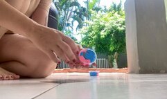 Stepping on the Slime