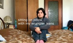 custom video - I squeeze a plastic bag sitting on a pillow