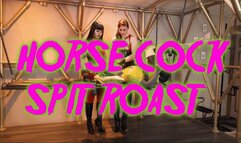 Spit Roast #pegging with Vivienne and Patricia @mazmorbidfetish