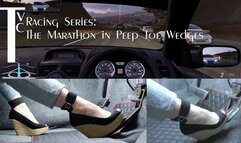 Racing Series: The Marathon in Peep Toe Wedges (mp4 1080p)