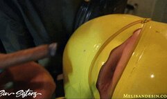 Rubber-prisoner addicted to my cock (Melisande Sin) [720p]