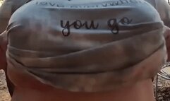 Huge tits bouncing in slow motion, massive huge big breasts, hard nipples, BBW