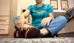 Sandals and Dirty Feet