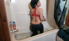 bathtub jeans joi milf