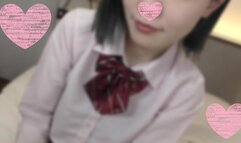 Aya put on cute uniform