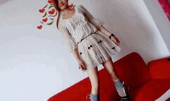 Boot and sock licking crotch rubbing YCBQ 13060414