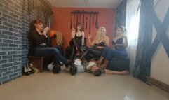 Reunion my step-mom ,step-sister and step-aunt and our slaves