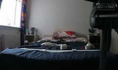 Rubber self bondage - Behind the scenes