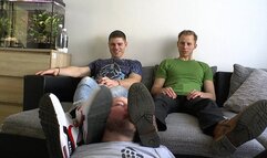 Worship Threesome - Sneakers and Socks