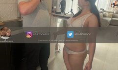 young WIFE gives head in kitchen and receives facial