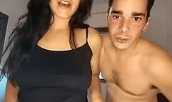 WEBCAM SEXTAPE SEXY CURVY BRUNETTE SEX MANY POSITIONS