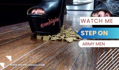 Watch Me Step on these little Army Men in Wedges