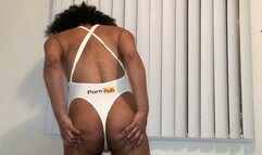 White Socks and Leotard Wetting with Daisy