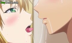 Busty horny college girl has passionate sex