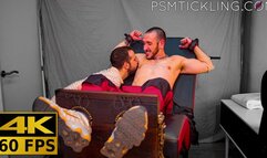 Naughty technicians get naughty clients 4K (upper body tickling)