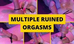 Edged to Multiple Ruined Orgasms